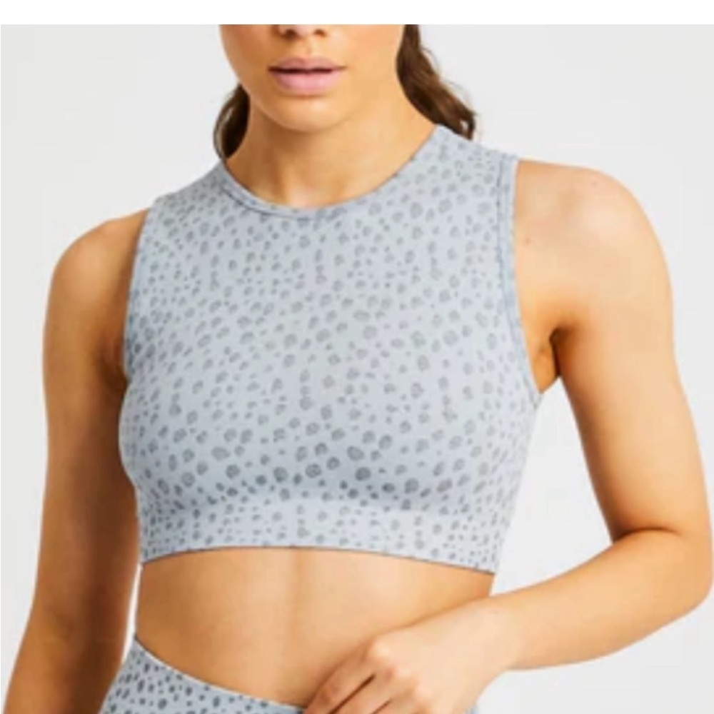 AYBL Grey Leopard Print Sleeveless Top - Picture 4 of 4